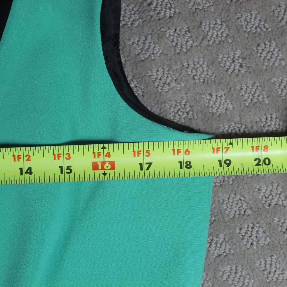 Ab Studio Size 14 Abstract Mod Black And Green Mi… - image 4